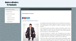 Desktop Screenshot of antecedentes-criminais.info