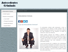 Tablet Screenshot of antecedentes-criminais.info